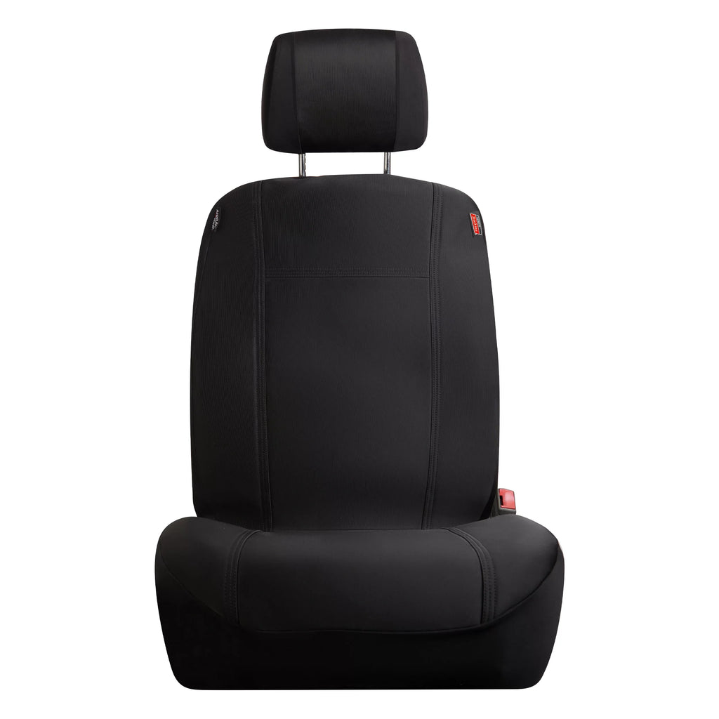 Dickies 2-Piece Black Puncture-Resistant Front Car, Truck, SUV Seat Covers, Protect from Pets, Universal Fit