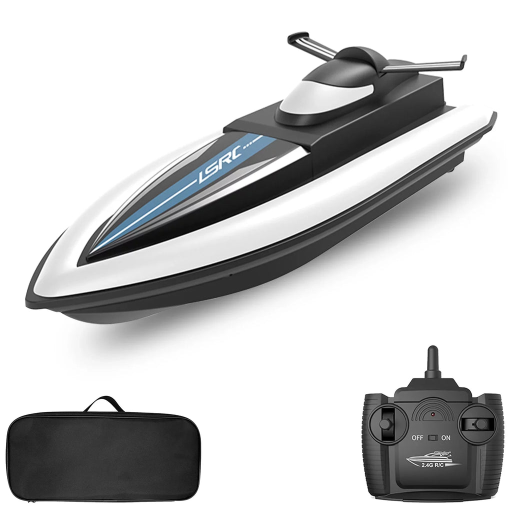 Dcenta LS Boat Remote Control Boat Race Boat 2.4GHz Waterproof for Lake Pool Sea Gift for Boys Girls