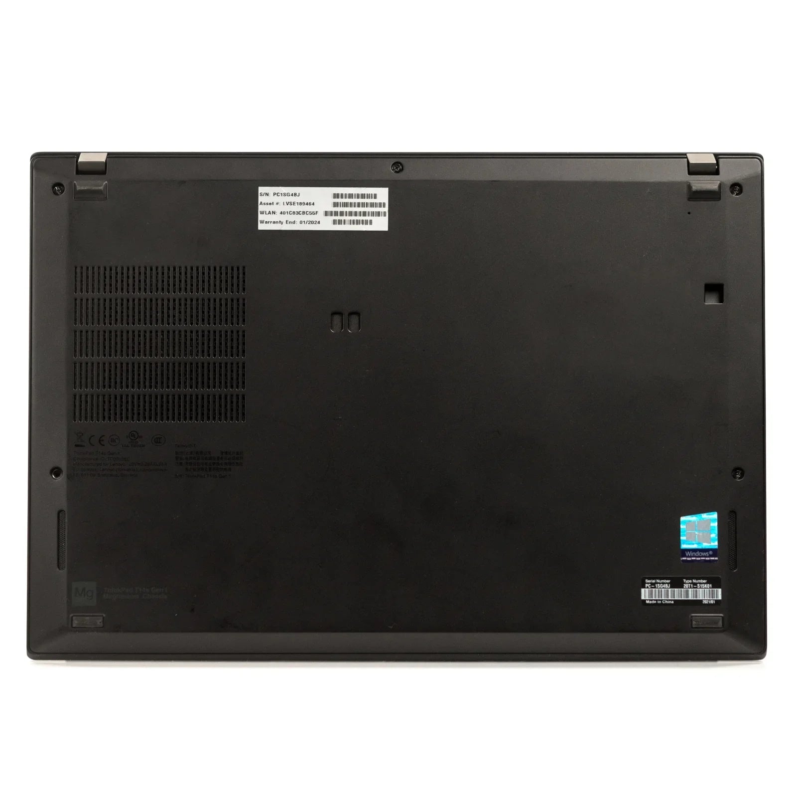 Refurbished ThinkPad T14s 14" Touch Screen Portable computer Core Core i5 16GB 512GB Solid-state drive M.2 Integrated Graphics Win 11 Pro 1 Yr Wty B v.WCA