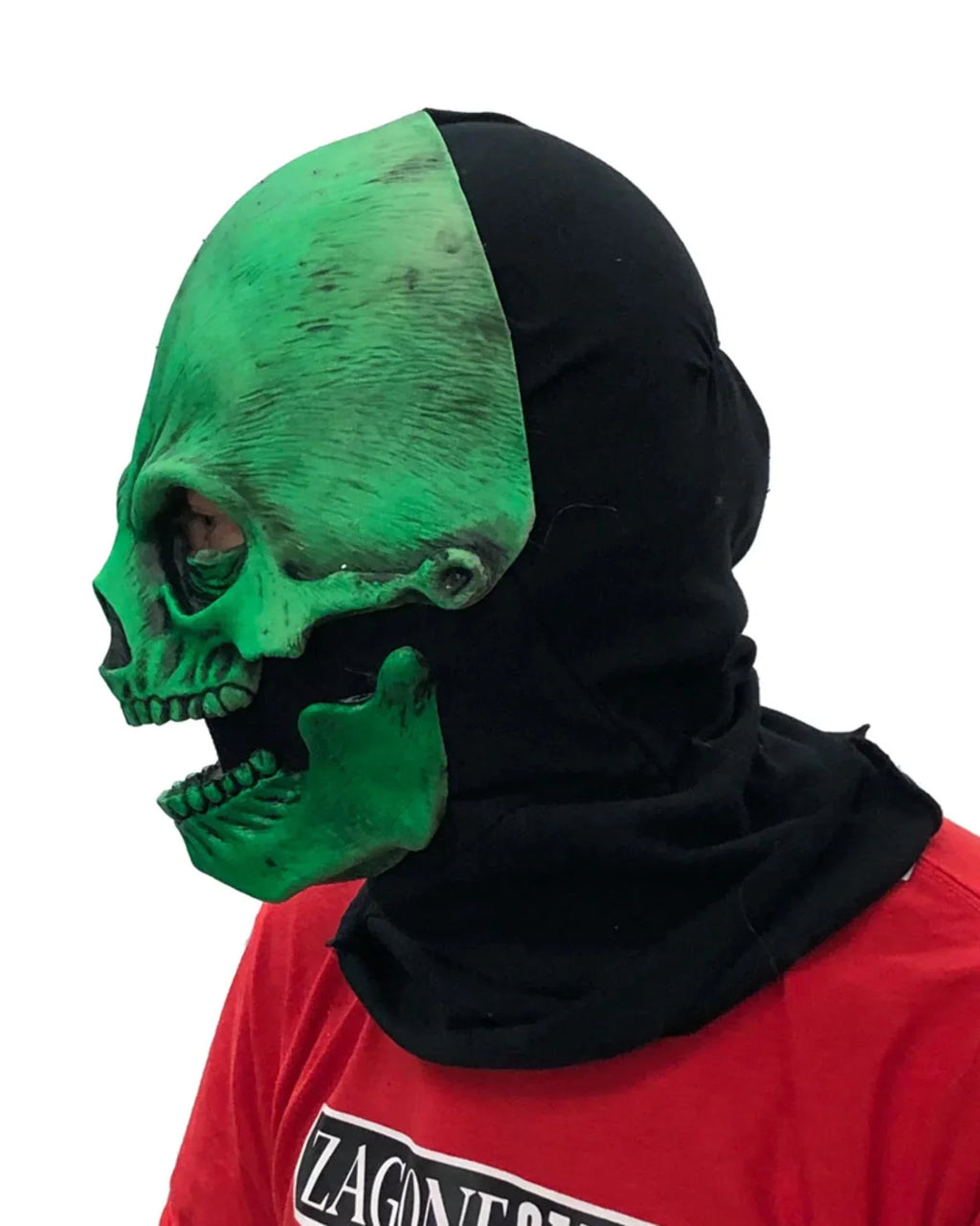 Uv Green Sock Skull Mask