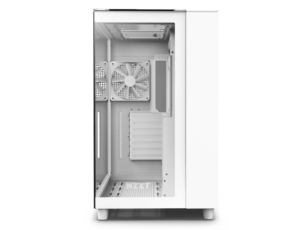 NZXT H9 Elite - All White - CM-H91EW-01 - Premium Dual-Chamber - Mid-Tower - RGB Fans - Case