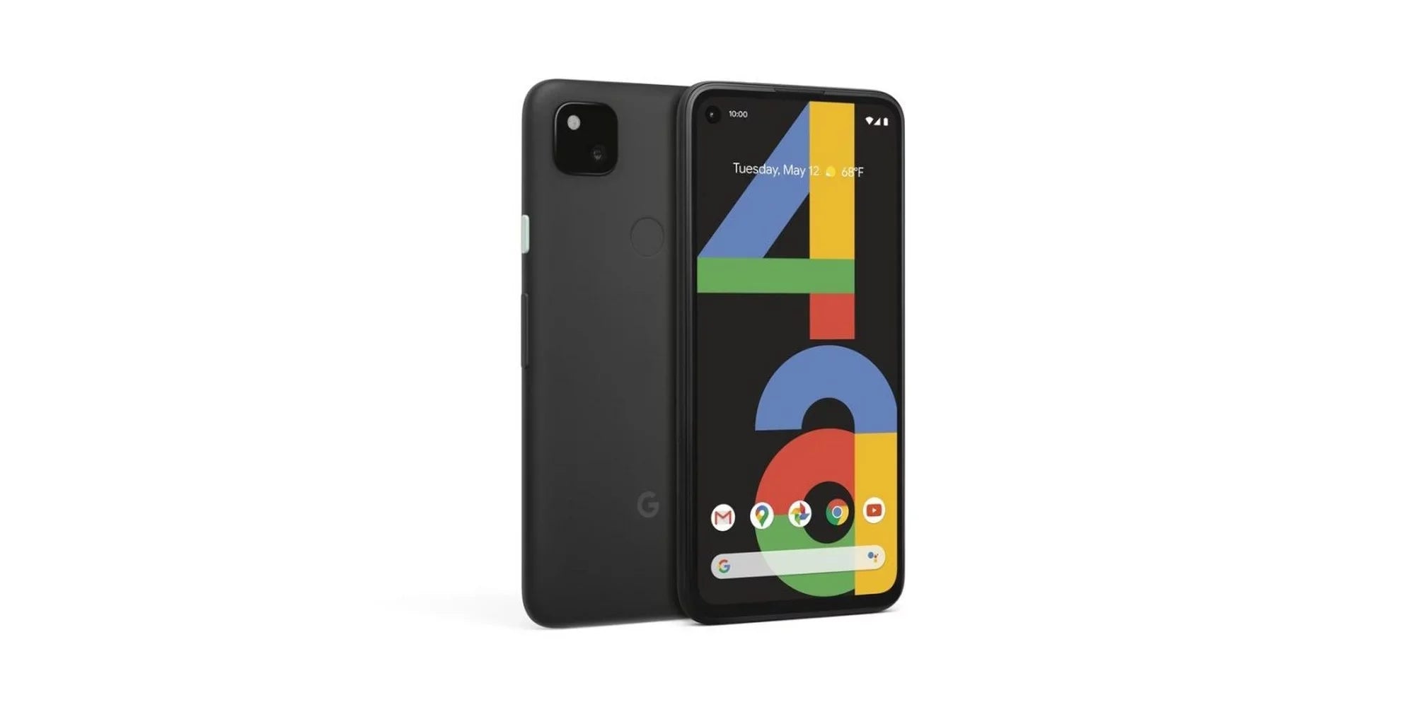 Pre-Owned Google Pixel 4a Smartphone, Fully Unlocked,128 GBs Storage + 6 GBs RAM, Just Black (Refurbished: Good)