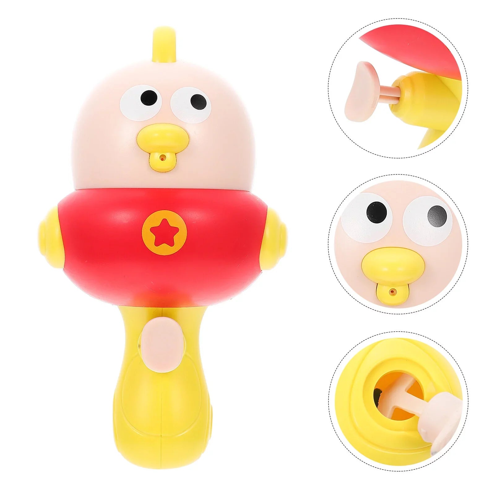 4pcs Interesting Squirt Shooter Wear-resistant Water Toy Interactive Squirt Toy Kids Supply