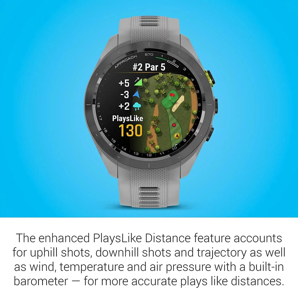 Garmin Approach S70, Black (47mm) with Accessories