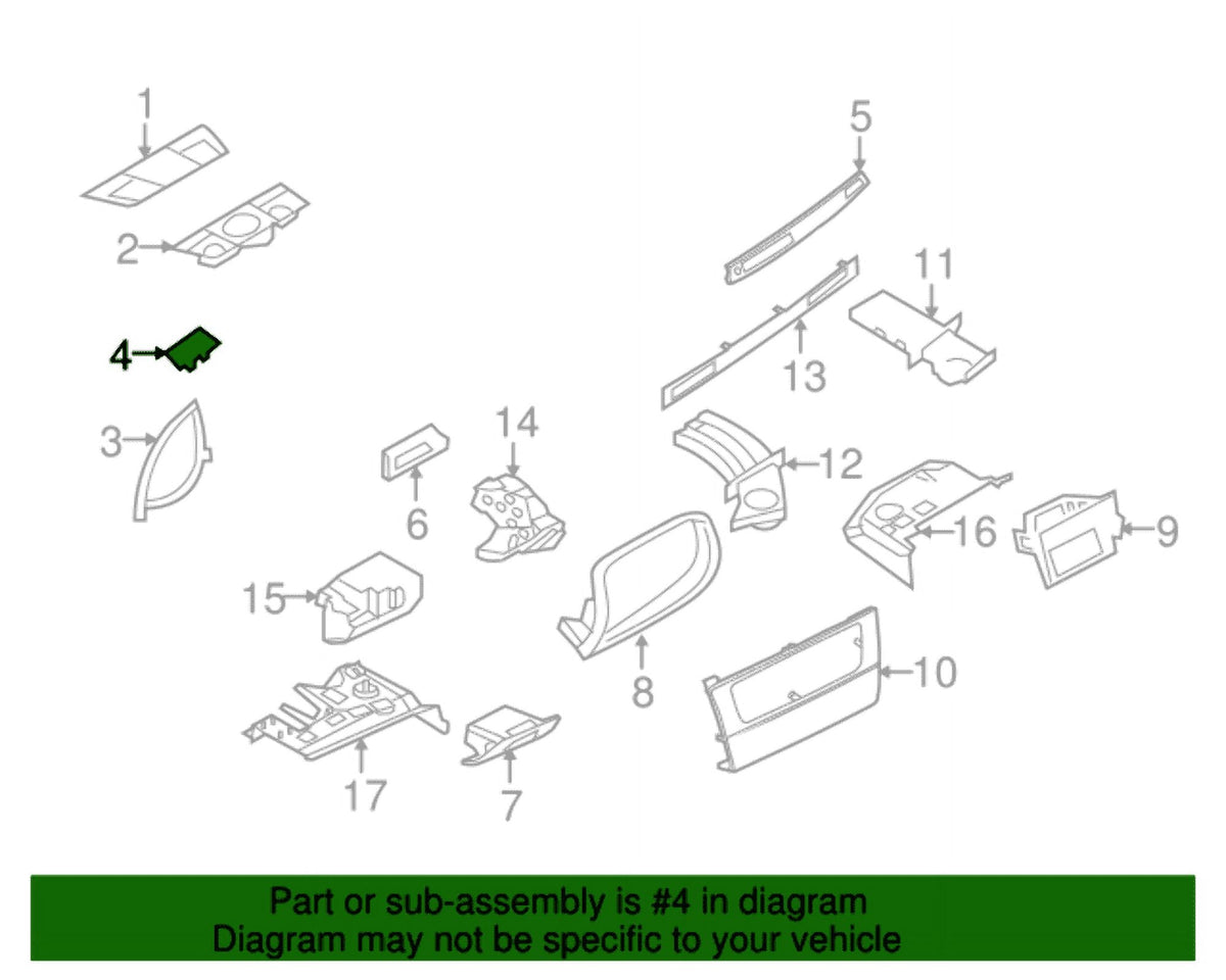 New Genuine BMW Solar Sensor (2006-2015) OE 64116926459