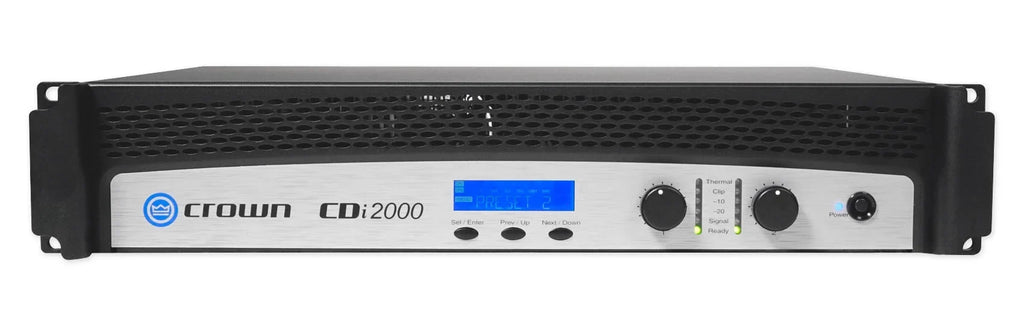 Crown CDi2000 800w 70V Commercial Amplifier+10) JBL Front+2) Background Speakers