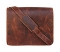 Handmade Leather satchel bag for iPad office briefcase gift for men bag distressed shoulder bag