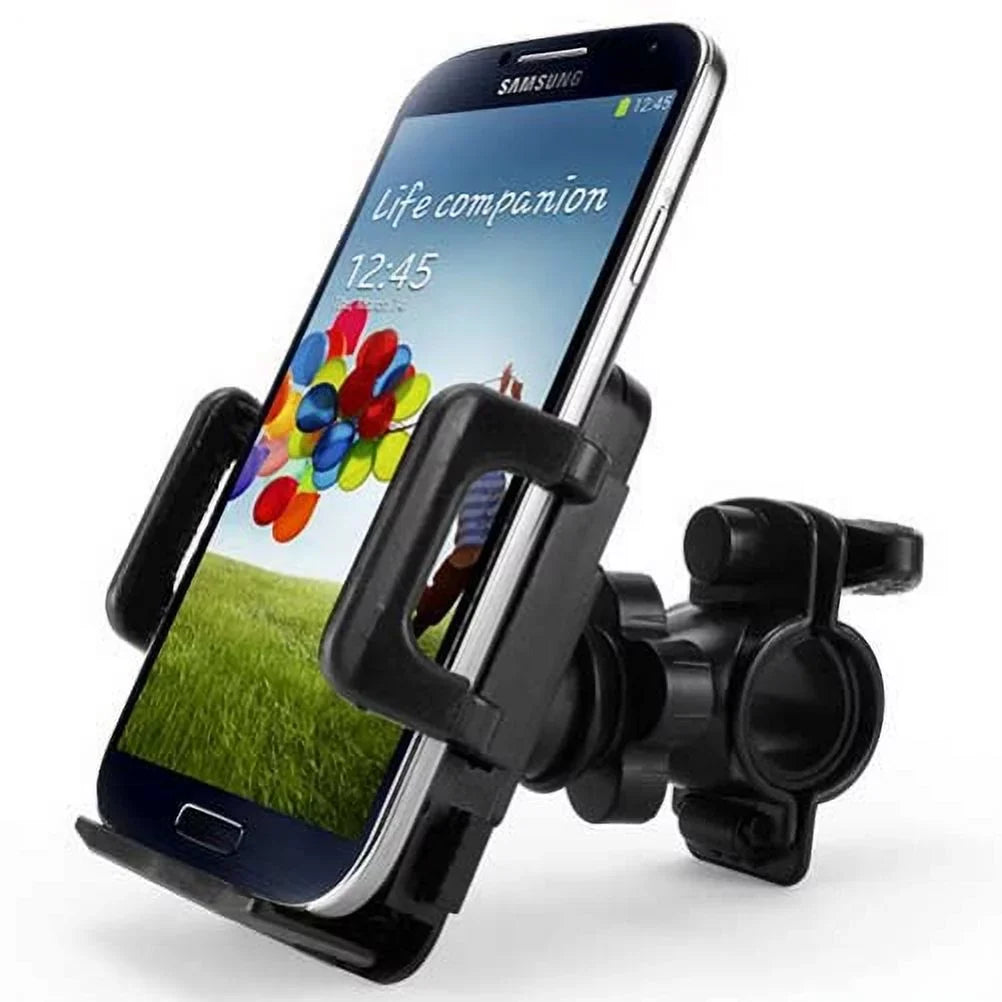 Holder Handlebar Bicycle Mount Bike Cradle Dock N1Y for Samsung Galaxy J7 (2018) Refine, J5, J3 (2018) Fold Alpha A9 A6 A50 A20 A10e - Sonim XP8 XP3 - Sony Xperia 1 - Wiko Ride - Xiaomi Mi 9T