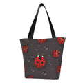 Lukts Red Ladybugs On Dark Background Tote Bag,Shoulder Bag Women'S Hobos Handbags Large Capacity Shopping Bag