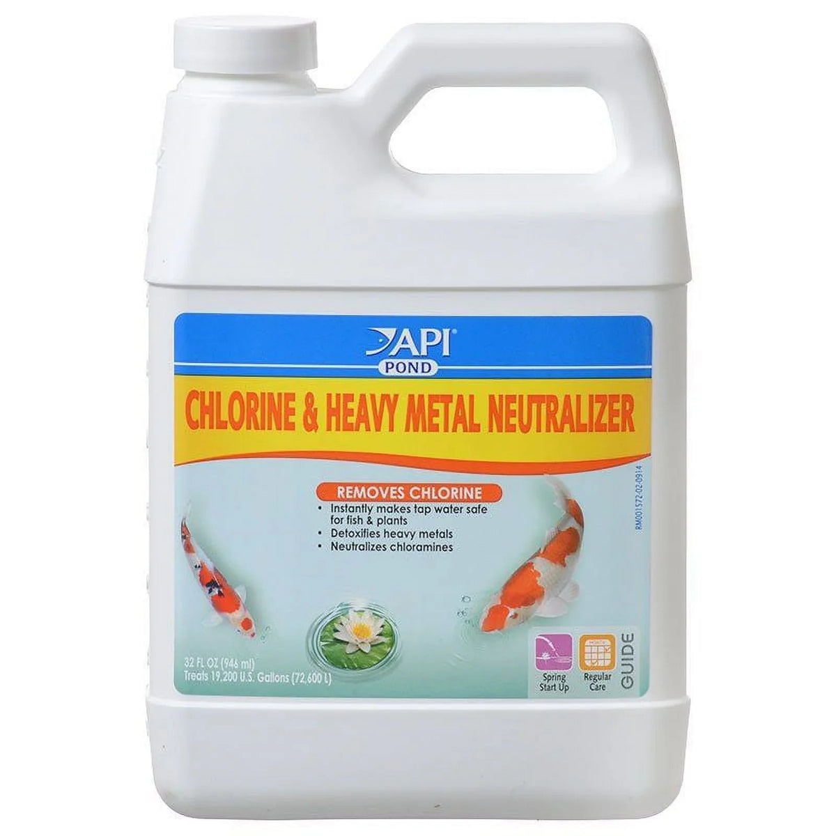 PondCare Chlorine & Heavy Metal Neutralizer [Pond, Water Treatments] 32 oz (Treats 19,200 Gallons)