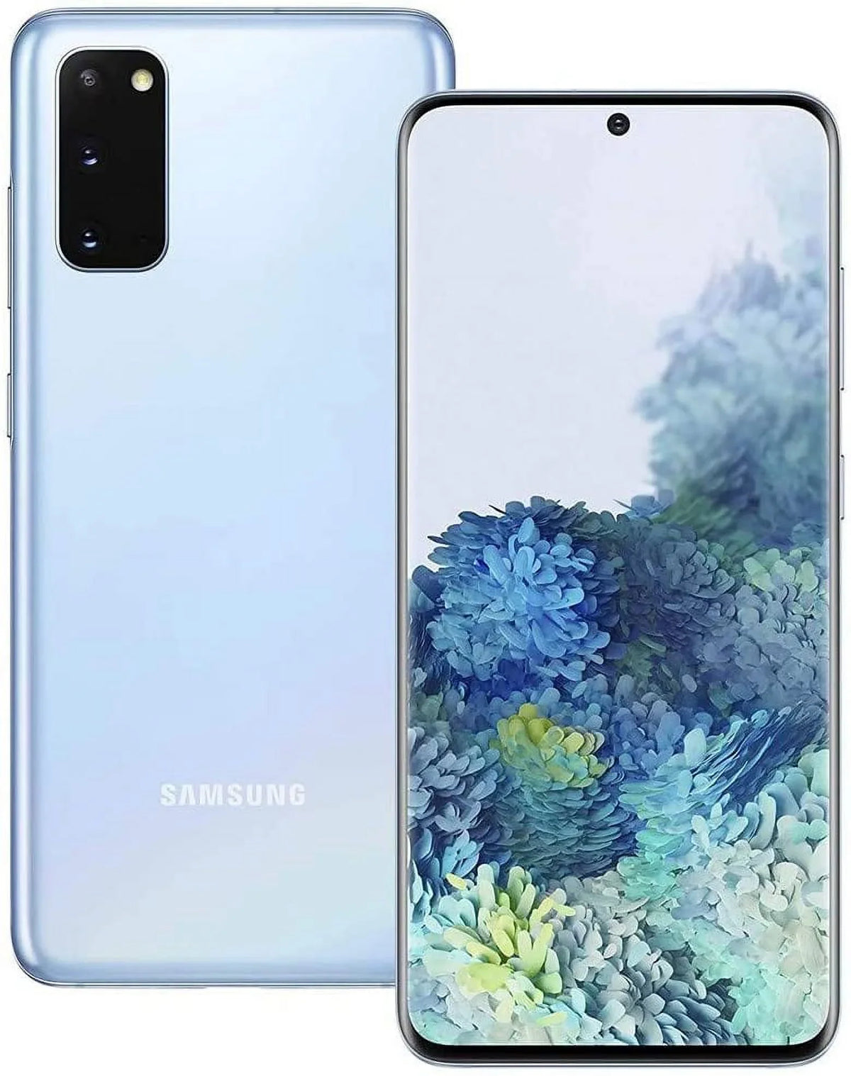 Restored Samsung Galaxy S20 5G 128GB Cloud Blue (GSM Unlocked) Cellphone Excellent (Refurbished)