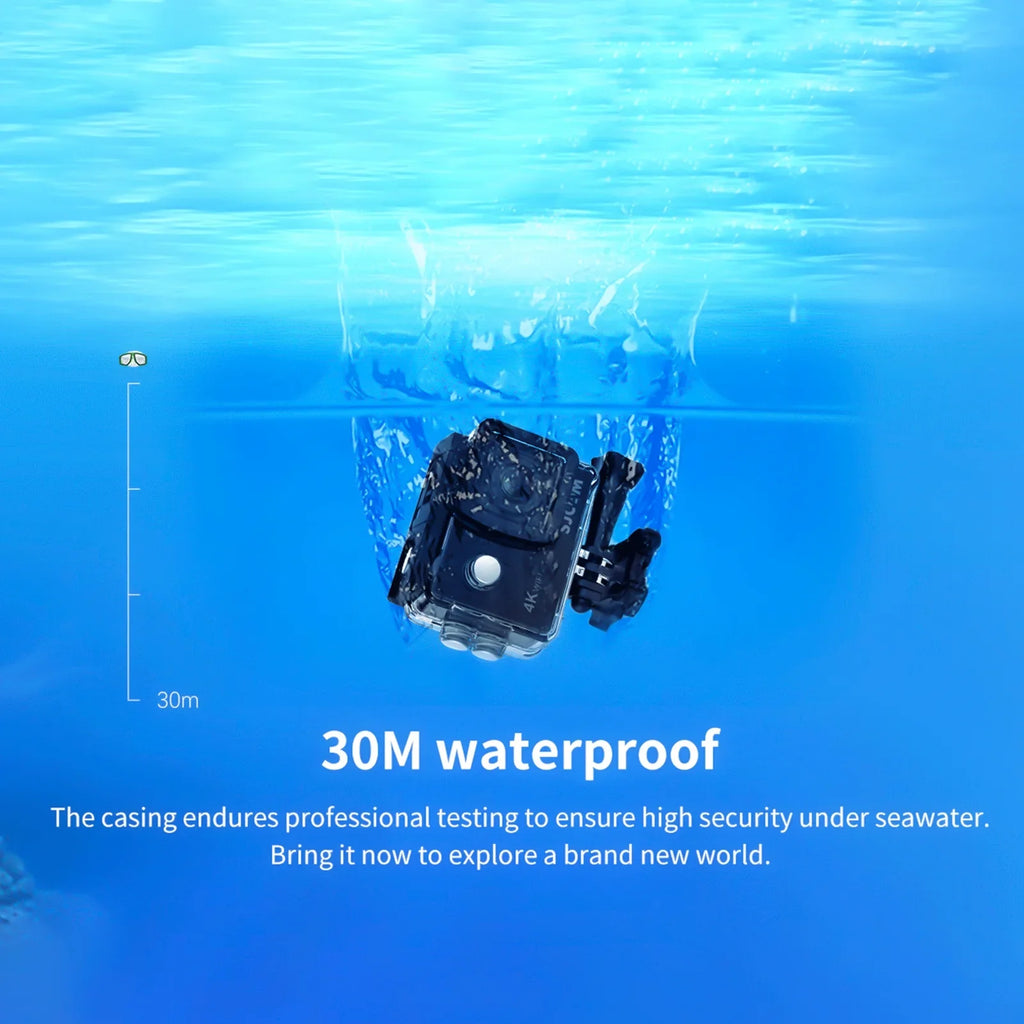 moobody SJ4000AIR 4K Sports Camera with WiFi , Share Your Adventures with 16MP Photos and 2,inch IPS Screen!