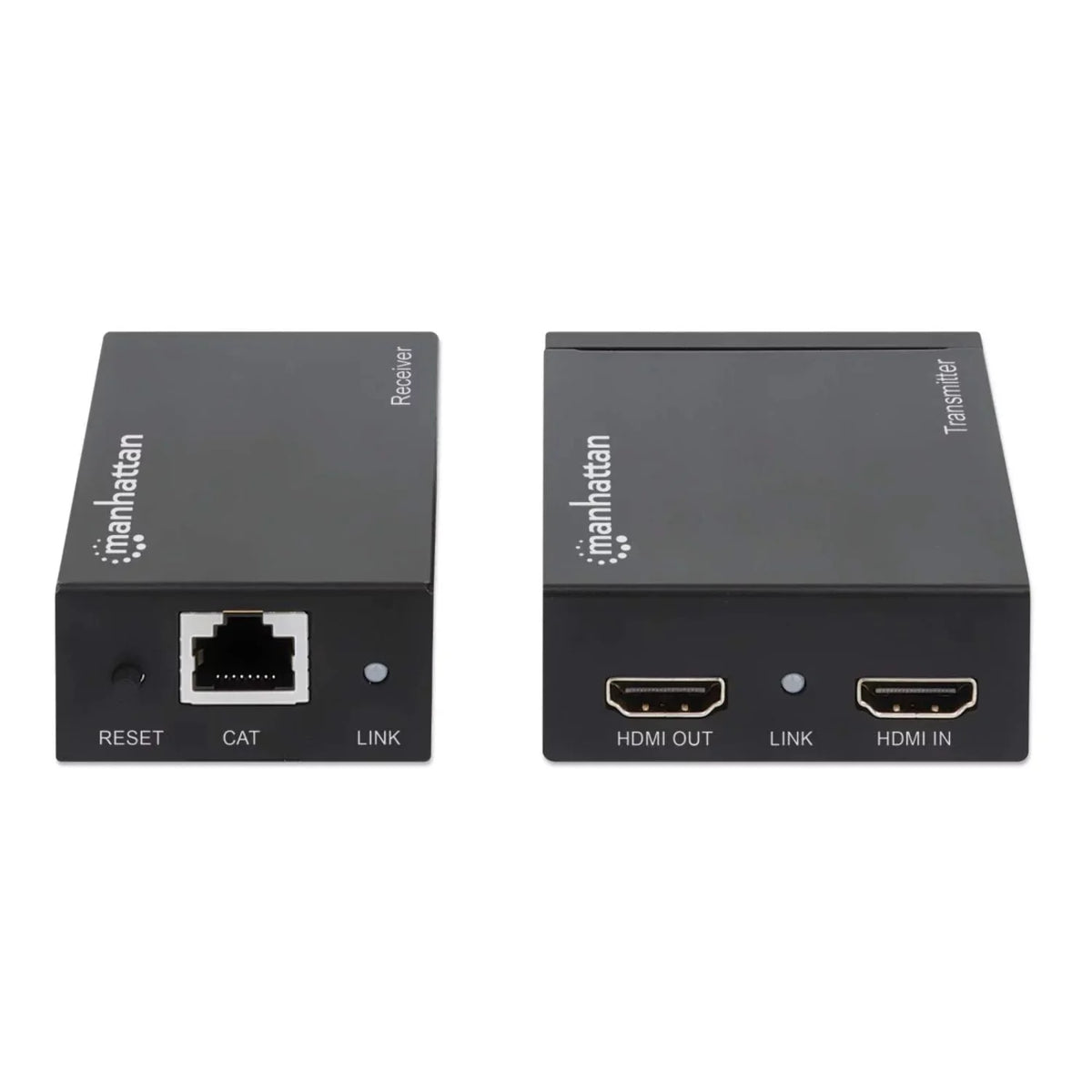 Manhattan 1080p HDMI over Ethernet Extender Kit Up to 164 ft. with Single Cat6 Cable and IR support