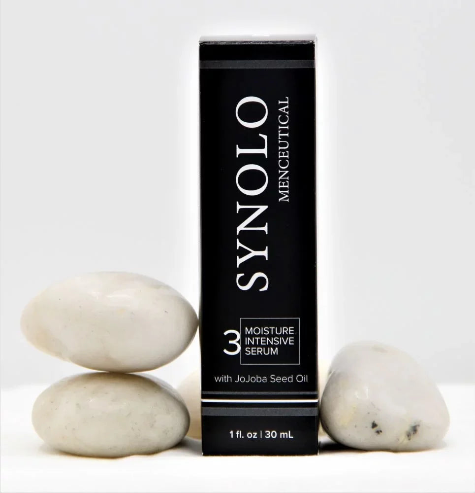 Synolo: Men Serum Step 3: Hydrates dry, Irritated Skin with JoJoba Seed Oil |Made In USA