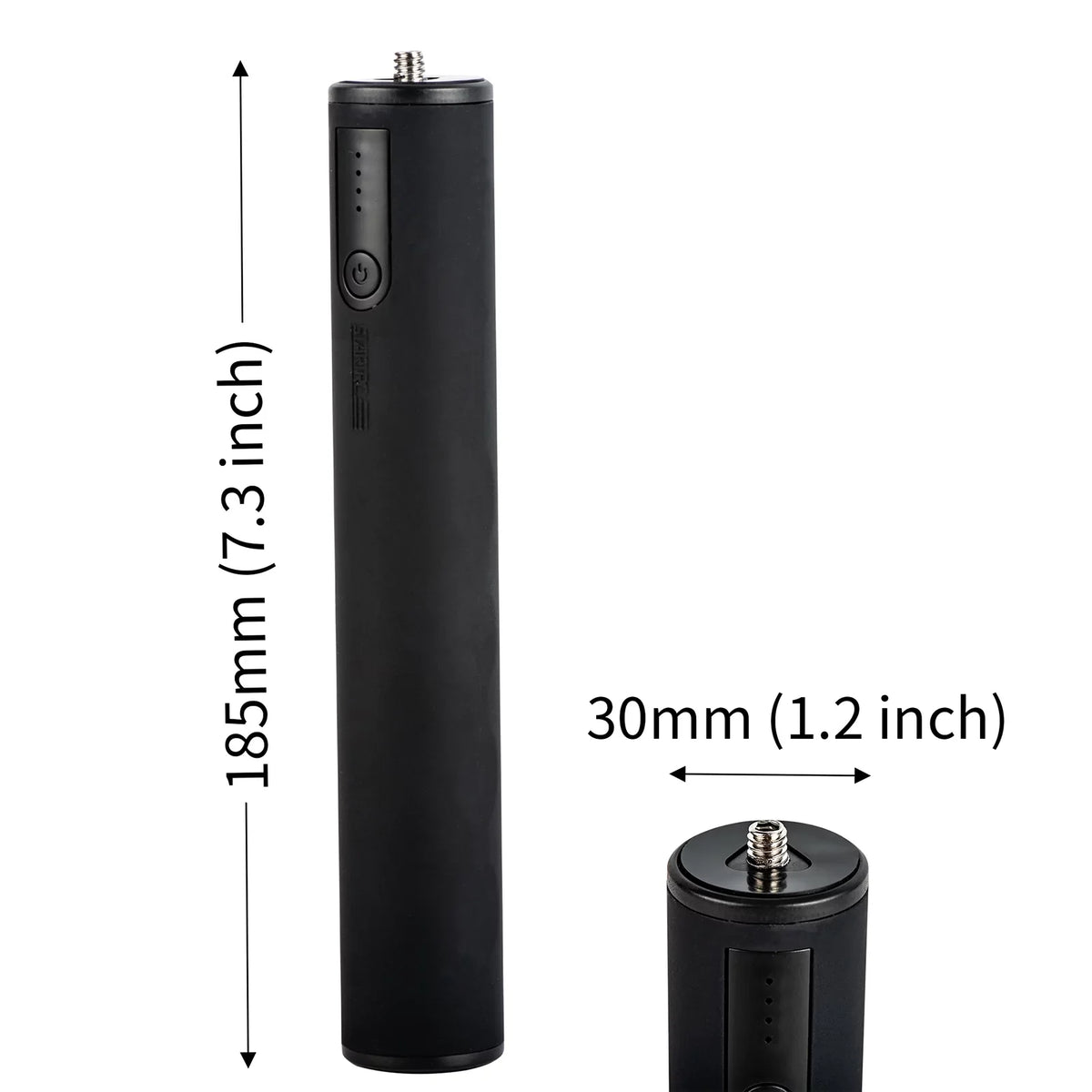 Multifunctional Power Bank Handle Grip with 6000mAh Large Capacity Battery 14 Inch Screw USB Charging Port Replacement for Action 2 OSMO Action FIMI PALM 2 FIMI PALM hero 8 9 10 ONE