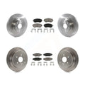 Transit Auto - Front Rear Disc Brake Rotors And Ceramic Pads Kit For Subaru Forester XV Crosstrek With 292mm Diameter Rotor K8C-100919