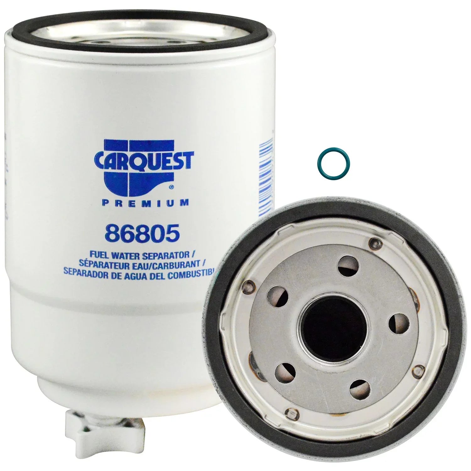 Carquest Premium Primary Fuel/Water Separator Spin-on with Drain and Sensor Port Fits select: 1988-1994 FORD F350, 1988-1994 FORD F250