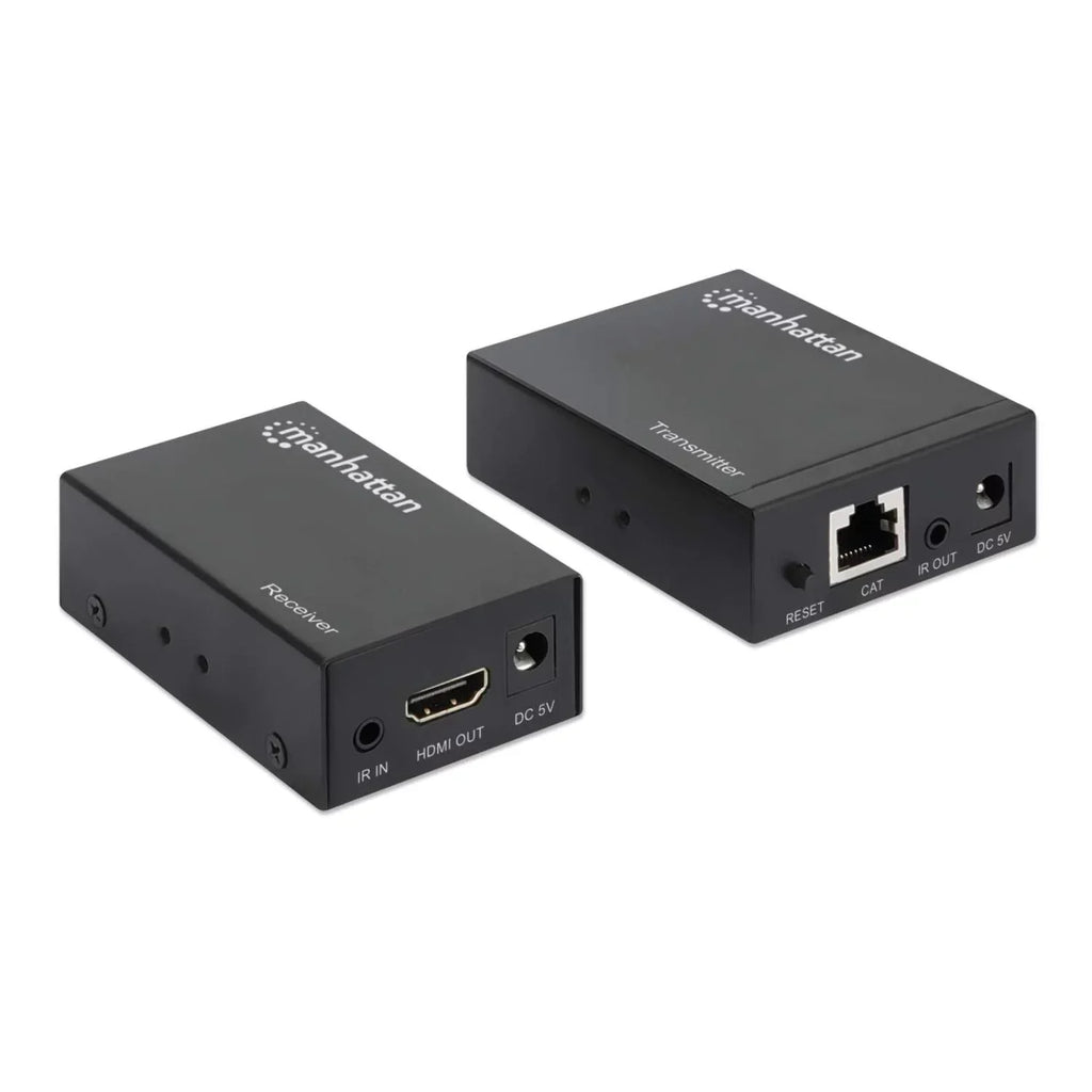 Manhattan 1080p HDMI over Ethernet Extender Kit Up to 164 ft. with Single Cat6 Cable and IR support