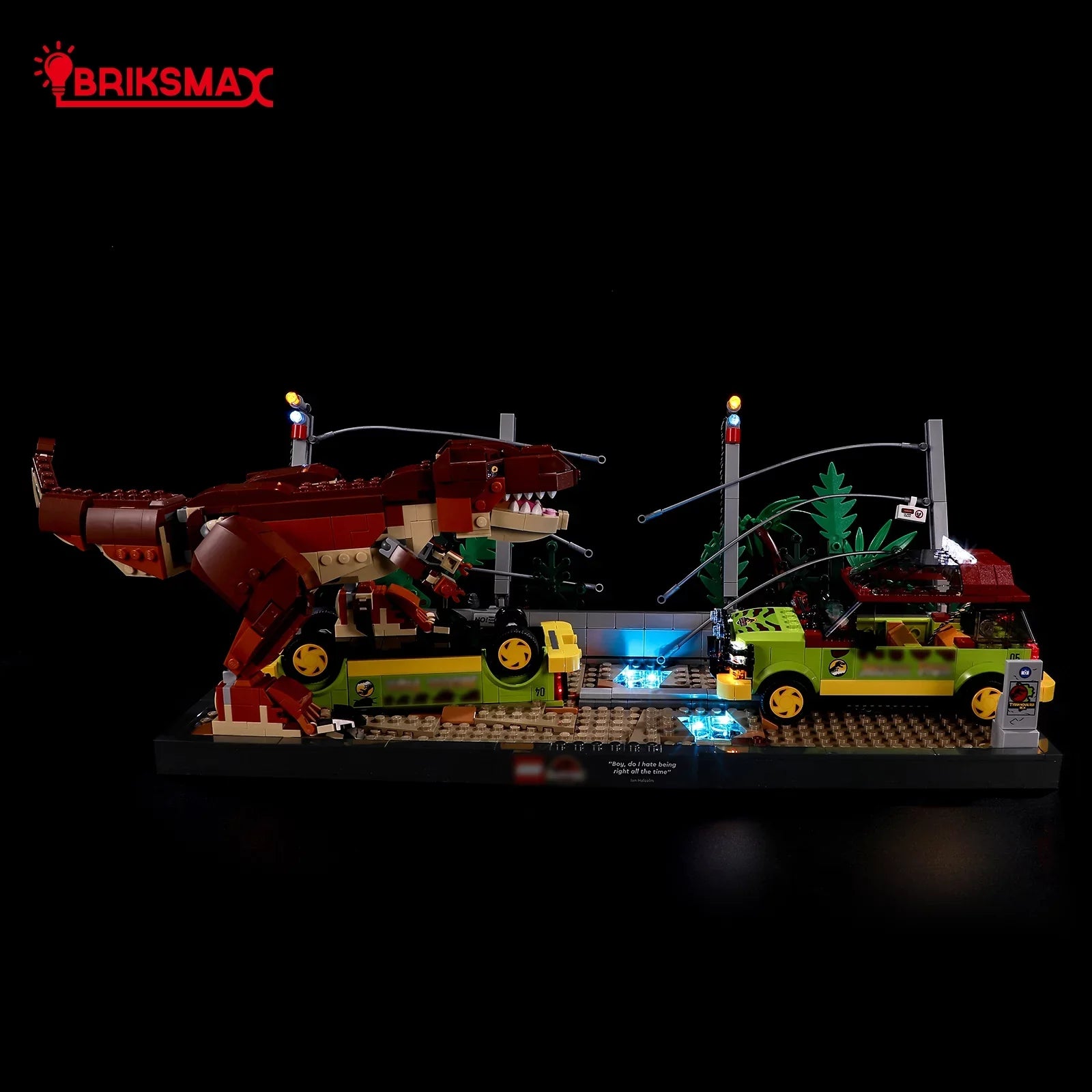 BRIKSMAX Led Light Kit for Legos Jurassic World™ T. rex Breakout 76956 Building Blocks Model(Not Include the Building Model)