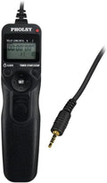 PHOLSY P6 Timer Remote Control Cable with Intervalometer for Panasonic S5, S1H, S1RM, S1R, S1M, S1, G95, G91, FZ10002, G9, GH5, G85, G81, GX8, GX7, GH4, GH3, FZ2500, FZ2000, FZ1000, FZ300, FZ200 P6 for Panasonic