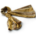 BRA-SCA01031-S Blancho Gold Boa Noble Fashion Delicately Soft Silky Scarf/Wrap/ShawSmall