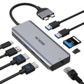 Pro Docking Station Dual Monitor Pro HDMI Adapter,9 in 1 USB C Adapters for Pro Air Mac HDMI