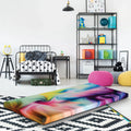 Groove Tie Dye Roll Up Memory Foam Guest Bed Mattress, Twin