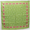 Pre-Owned Bvlgari Silk Scarf Muffler Green BVLGARI Women's (Like New)