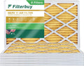 Filterbuy 20x36x1 MERV 11 Pleated HVAC AC Furnace Air Filters (6-Pack)