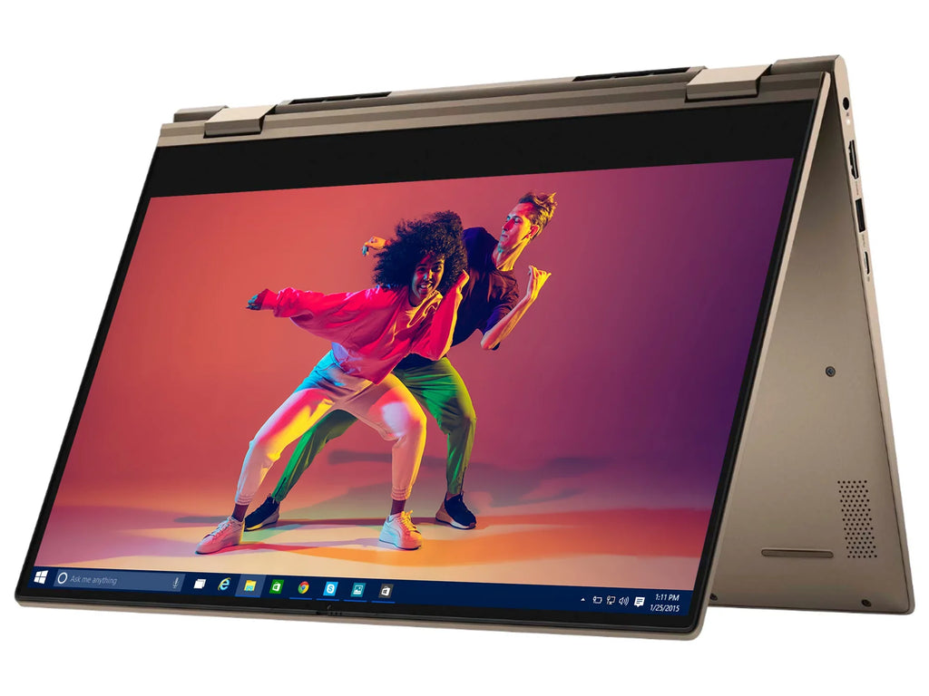 Inspiron i7405 2-in-1, 14" IPS FHD Touch Display, AMD Ryzen 5 4500U Upto 4.0GHz, 32GB RAM, 1TB NVMe Solid-state drive, Vega 6, HDMI, DisplayPort via USB-C, Card Reader, Wi-Fi, Bluetooth, Win OS 10 Pro