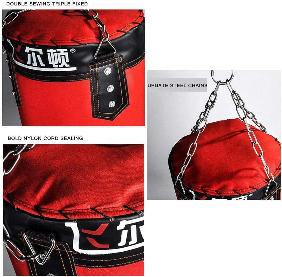 Full Heavy Boxing Punching Bag (Empty), Training Gloves Speed Set Kicking MMA Workout, Taekwondo Training Fitness Heavy Boxing Workout, Muay Thai Kick Bag, Home Gym