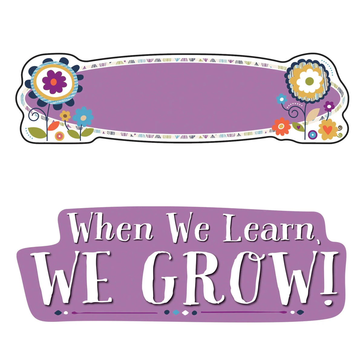 Carson-Dellosa You-Nique When We Learn, We Grow! Mini Bulletin Board Set, Multicolor, Grades K-5