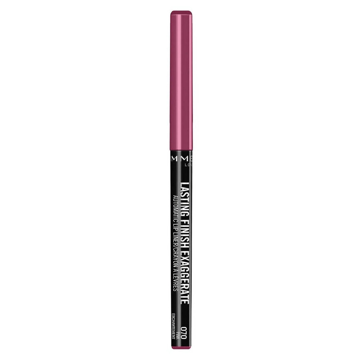Rimmel Lasting Finish Exaggerate Automatic Lip Liner, 070 Pink Enchantment 0.01 OZ Pack of 2