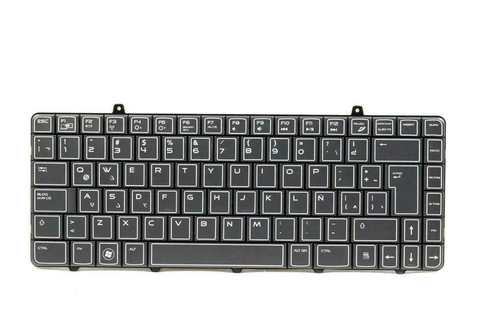 Pre-Owned Alienware M11X Spanish-Latin PK130BB1A16 Notebook Keyboard DN229 - Like New