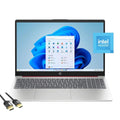 Portable computer for Business & Students, 15.6" HD Anti-Glare Display, Intel 4-Cores N200, 8GB RAM, 128GB UFS, Wi-Fi 6, Webcam, HDMI, USB-C, Mytrix HDMI Cable, Win OS 11 Home in S mode, Scarlet Red