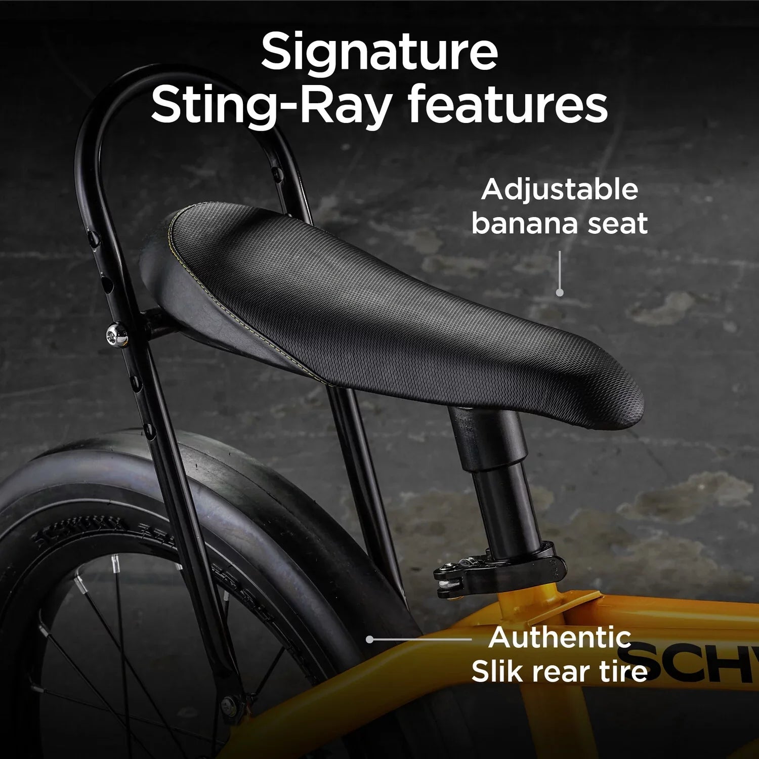Schwinn Krate EVO, 16 - Inch Wheels, Training Wheels, Sunfire Yellow