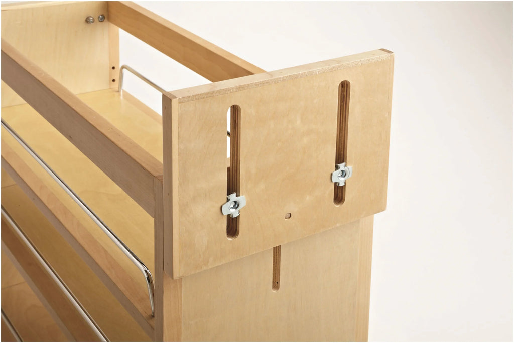 Rev-A-Shelf 448Kb-Bcsc-11C Wood Classics 11-3/4" Wood Base Cabinet Knife Block Pull Out