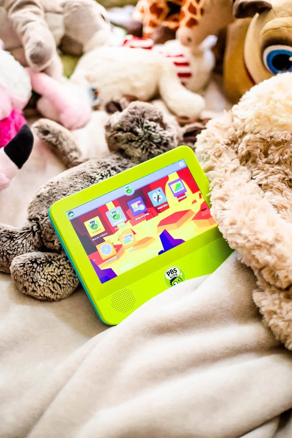 PBS KIDS Playtime Tablet DVD Player Android 7.0 Nougat 7" Kid Safe Tablet DVD Player Ages 2+
