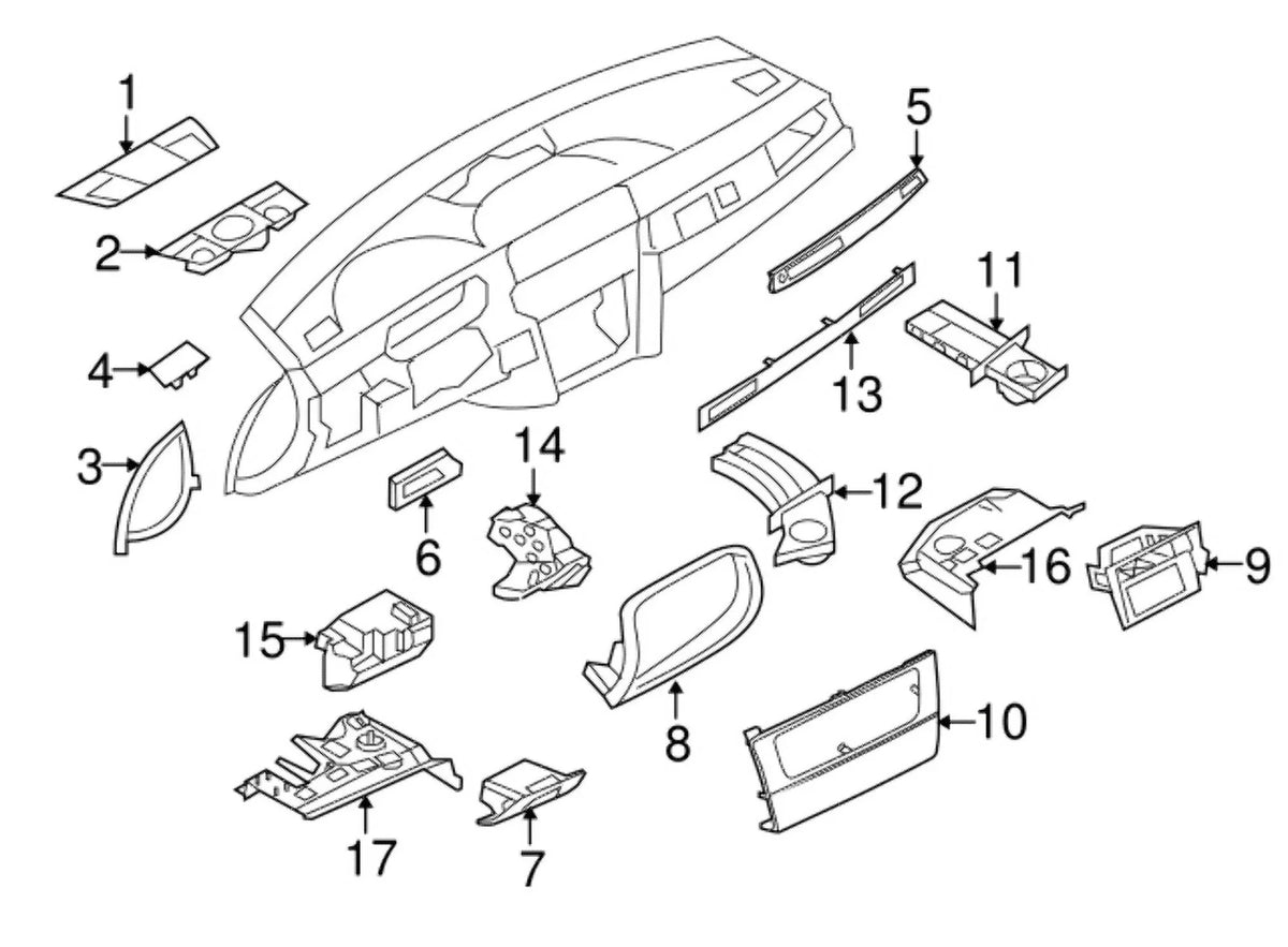 New Genuine BMW Solar Sensor (2006-2015) OE 64116926459