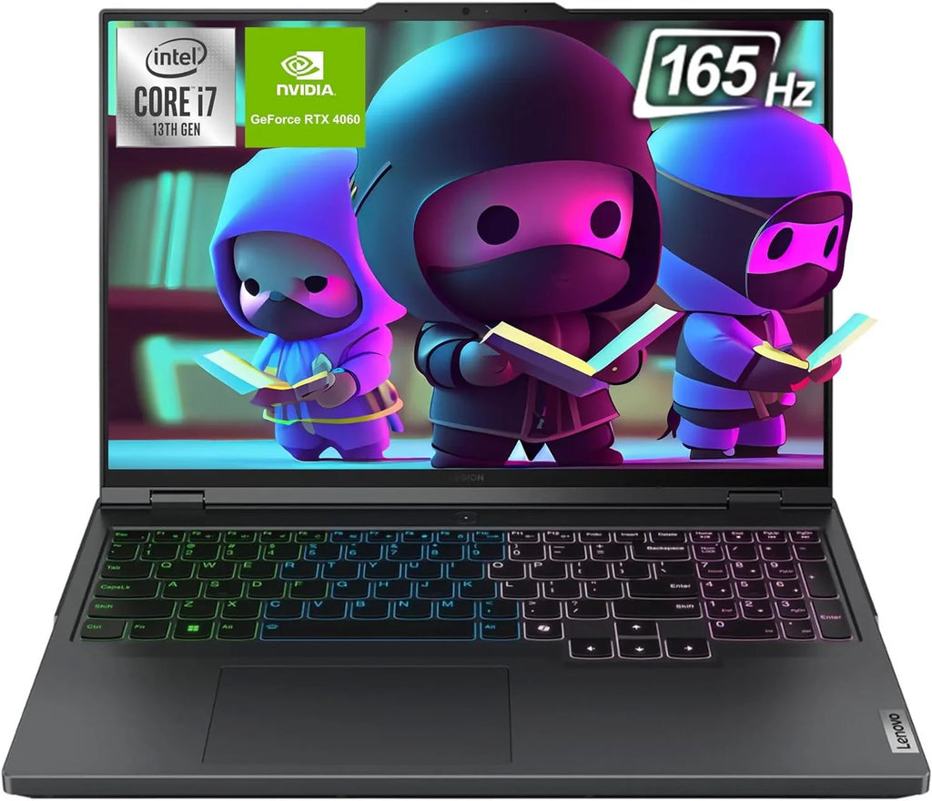 Legion Pro 5i Gaming Portable computer, 13th Gen Intel Core i7-13700HX, 64 Gigabytes DDR5 Ram, 2 TB PCIe Solid State Drive, 16" WQXGA(2560x1600), Nvidia Geforce RTX 4060, Windows OS 11 Home