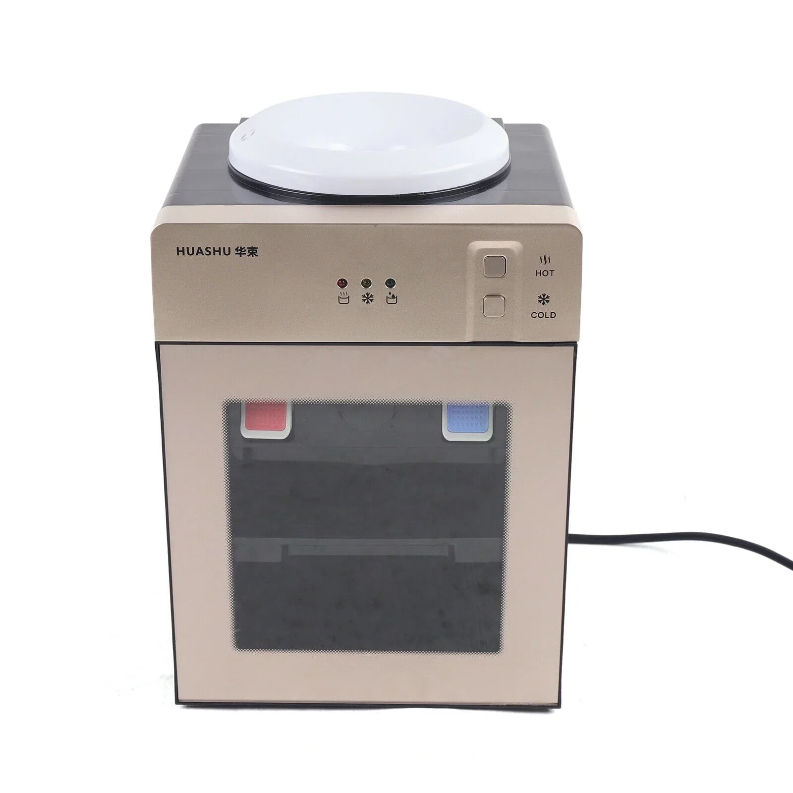 DENEST 5 Gallon Electric Hot Cold Water Dispenser Top Loading Stainless Steel for Home Office