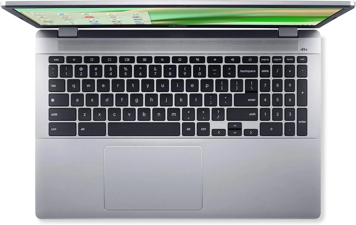 Chromebook 315 Portable computer, 15.6" FHD Touchscreen Display, Intel N100 Quad-core (4 Core), 8GB DDR5 RAM, 64GB eMMC, Wi-Fi, Long Battery Life, Chrome OS, Silver + Tigology Accessories