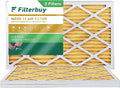 Filterbuy 14x24x1 MERV 11 Pleated HVAC AC Furnace Air Filters (3-Pack)