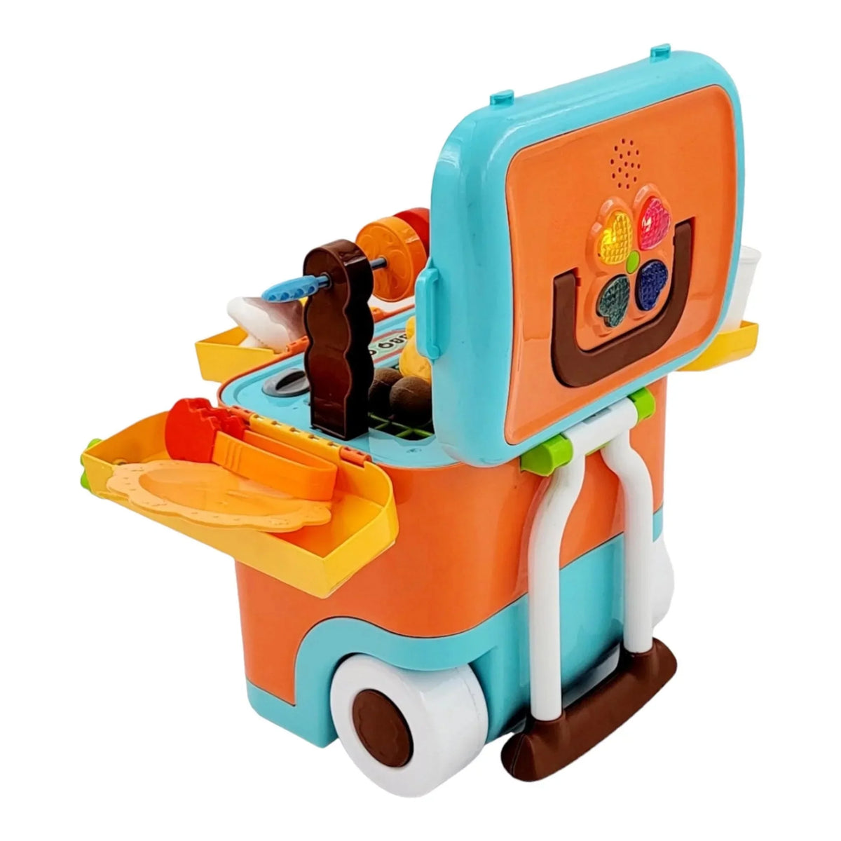GN Universe BBQ Grill Toy Kitchen Set for Kids Interactive Pack n Play Pretend Outside Play Ages 3+