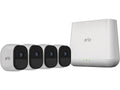 Pre-Owned Arlo Pro 4-Cam System 2-way Audio Wifi HD 4 Camera Kit VMS4430U-100NAR - White (Fair)