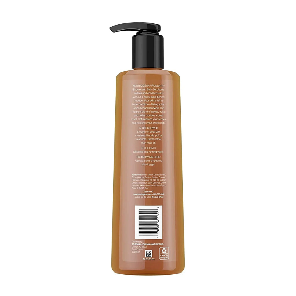 Neutrogena Rainbath Shower & Bath Gel, Original 16 oz (Pack of 4)