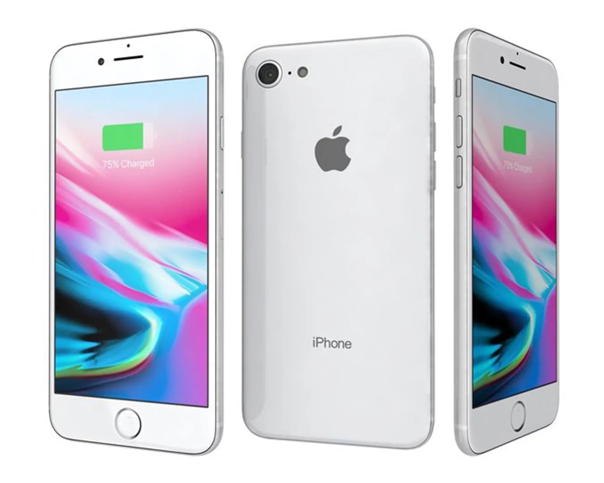 Restored Apple iPhone 8 64GB, Silver - Unlocked (Refurbished)