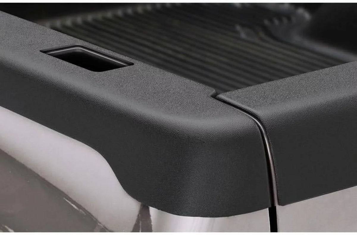 Bushwacker by RealTruck Ultimate BedRail Caps - SmoothBack w/o Stake Holes|2-Pc, Black, Smooth|28509|Compatible with 1993-2011 Ford Ranger w/ 6' Bed; 1994-1997 Mazda B4000 w/ 6' Bed (Exc STX Models)