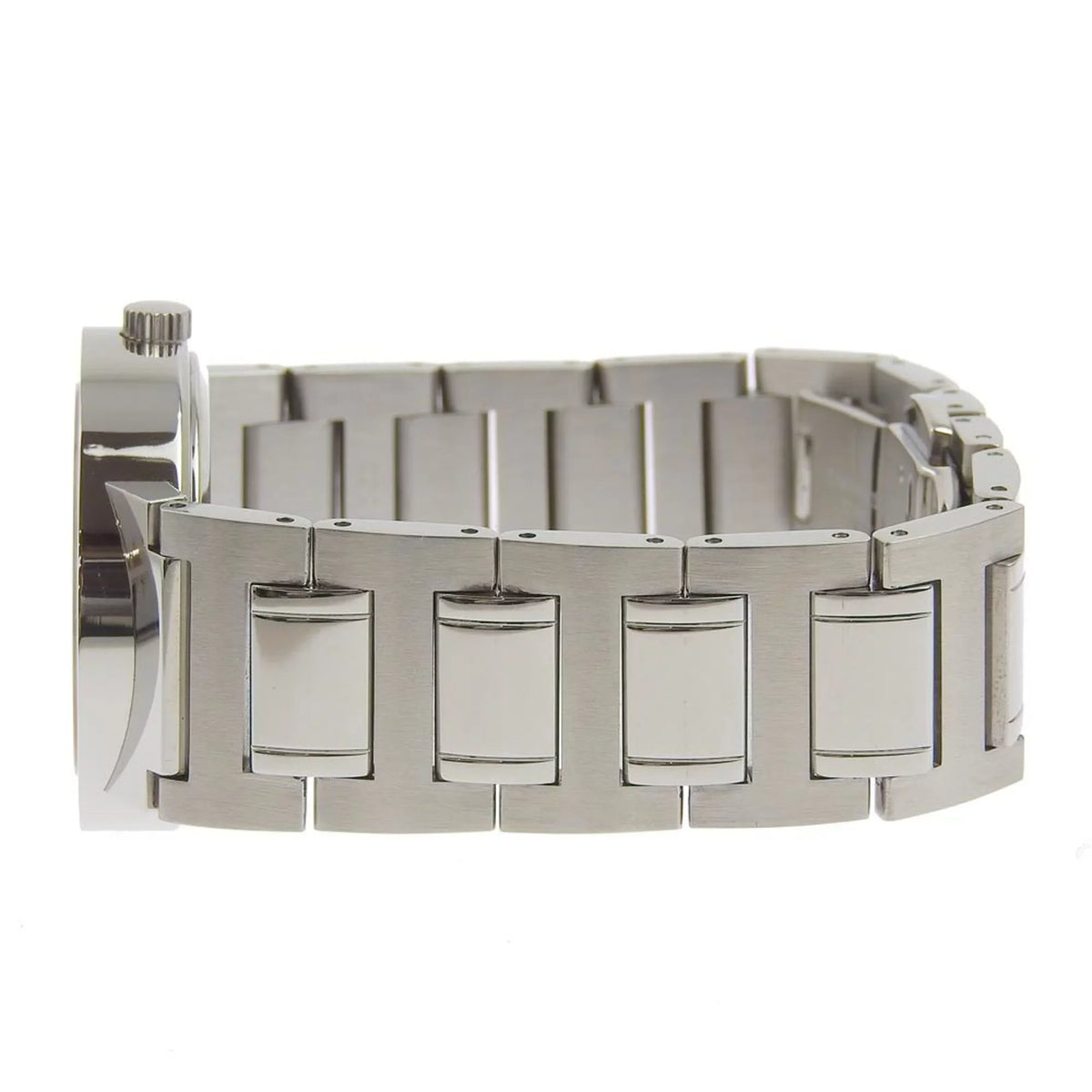 Pre-Owned BVLGARI Bulgari BB33BSS AUTO stainless steel self-winding boys black dial watch (Good)