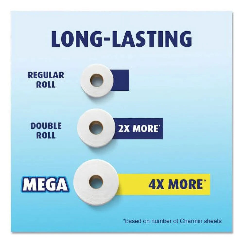 Charmin Essentials Soft Bathroom Tissue, Septic Safe, 2-Ply, White, 4 x 3.92, 352 Sheets/Roll, 12/Pack